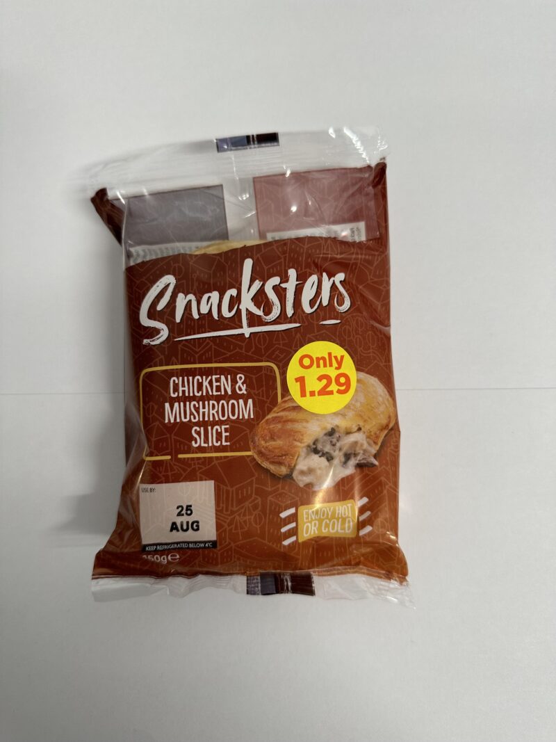 McColgans Snacksters Chicken & Mushroom Slice 150g x 6