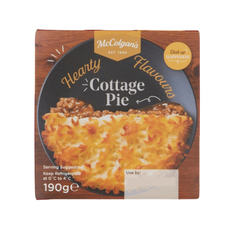 McColgans Cottage Pie 190g x 6 per box