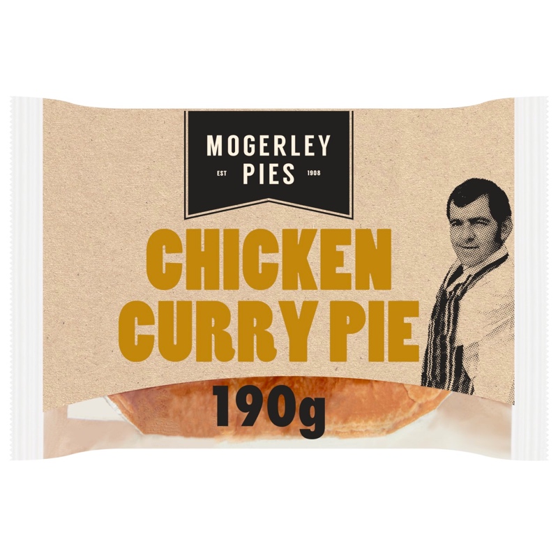 Mogerley Chicken Curry Pie 190g x (6 per box)