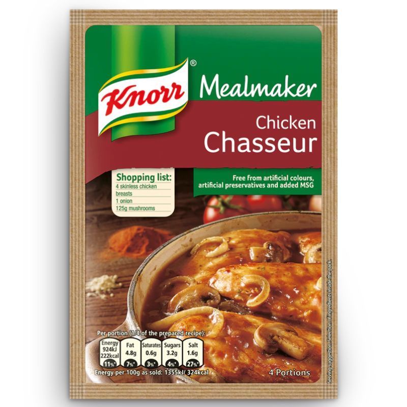 Knorr Mealmaker Chicken Chasseur 50g 4 Pack