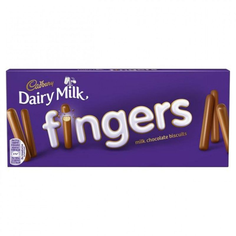 Cadburys Chocolate Fingers 114g x (4 pack)