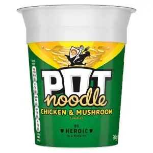 King Pot Noodle Chicken & Mushroom 114g (12 Pack)
