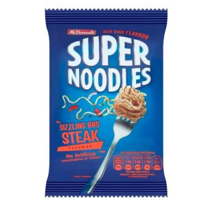 McDonnells Super Noodle BBQ Beef 65g x (12 Pack)