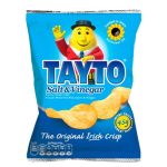 Tayto Salt & Vinegar Crisps 37g x (50 Per Box)