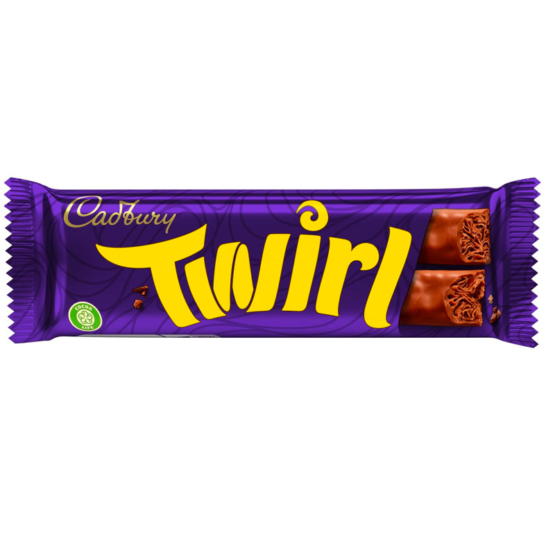 Cadbury Twirl Snack Bar 43g x (6 pack)