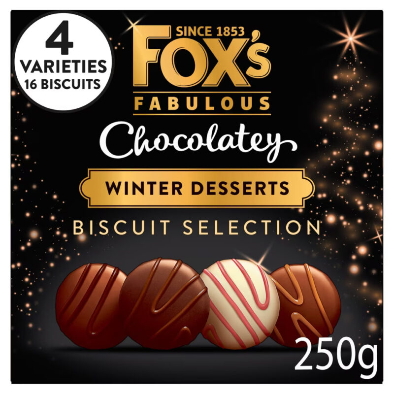 Christmas Fox's Fabulous Chocolatey Biscuit Selection 250g