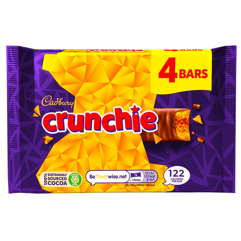 Cadburys Crunchie 4 pk