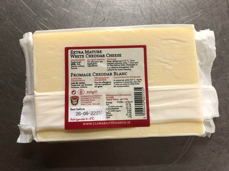 Clonakilty Extra Mature Cheddar (300G)