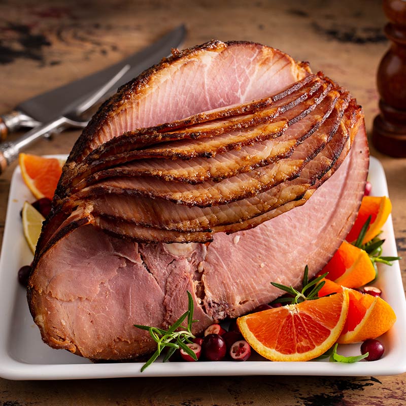 Cooked honey glazed gammon (unsmoked) 2.5KG