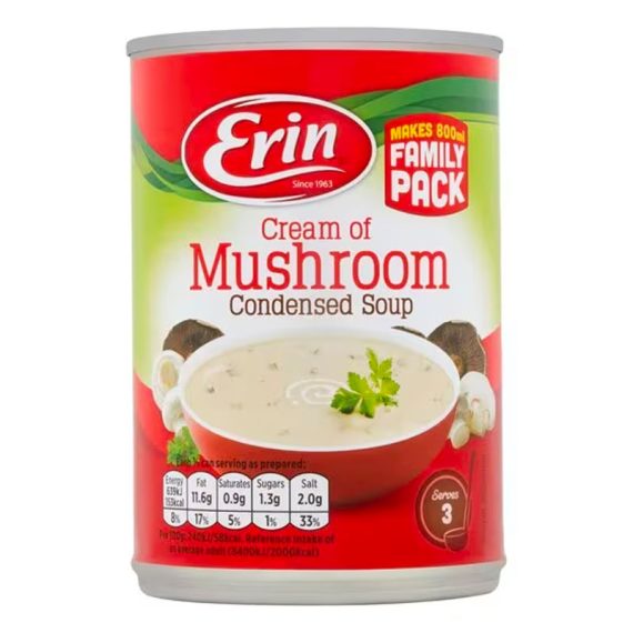 Erin Condensed Cream Mushroom Soup 400g