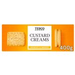 Tesco Custard Cream Biscuits - 400g