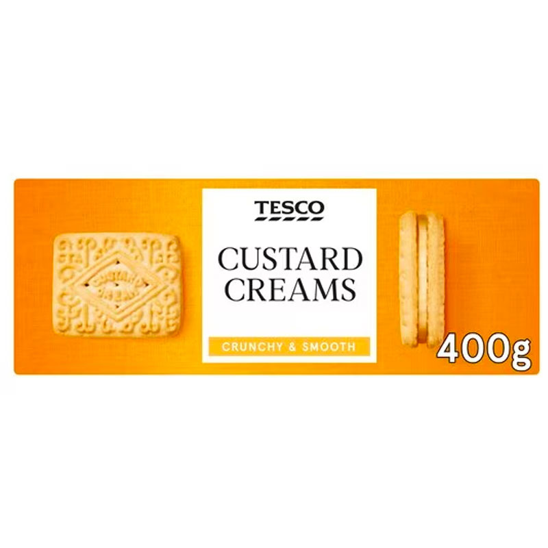 Tesco Custard Cream Biscuits - 400g