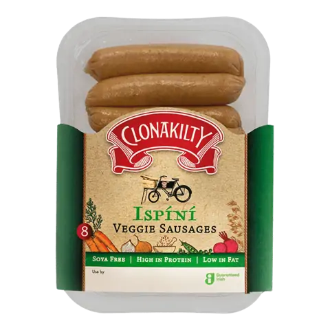 Clonakilty Ispíní Veggie Sausages (272g x 6 per box)