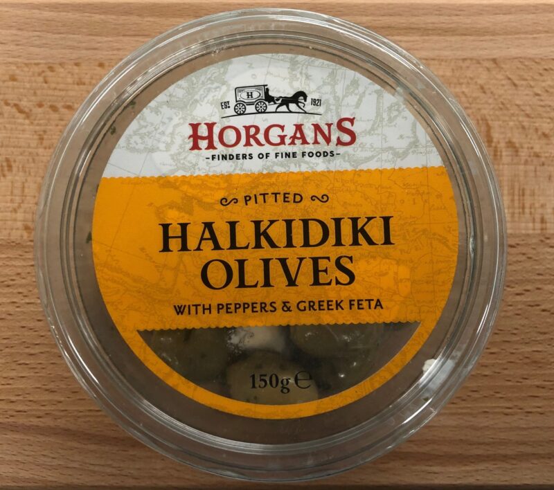 Horgans Pitted Halkidiki Olives with Peppers & Greek Feta (150g)