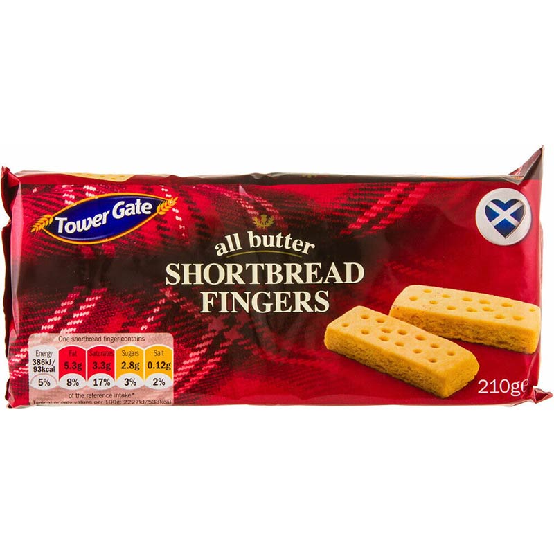 Lidl All Butter Shortbread Fingers 210g