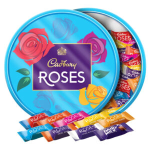 Christmas Cadbury Roses Chocolate Tub 550g