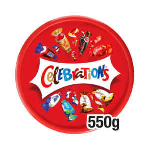 Christmas Celebrations Milk Chocolates Tub 550g