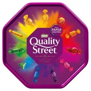 Christmas Quality Street Chocolate Tub 600g