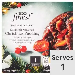 Tesco Finest Christmas Pudding 100g