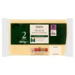 Tesco Medium Irish White Cheddar 400g