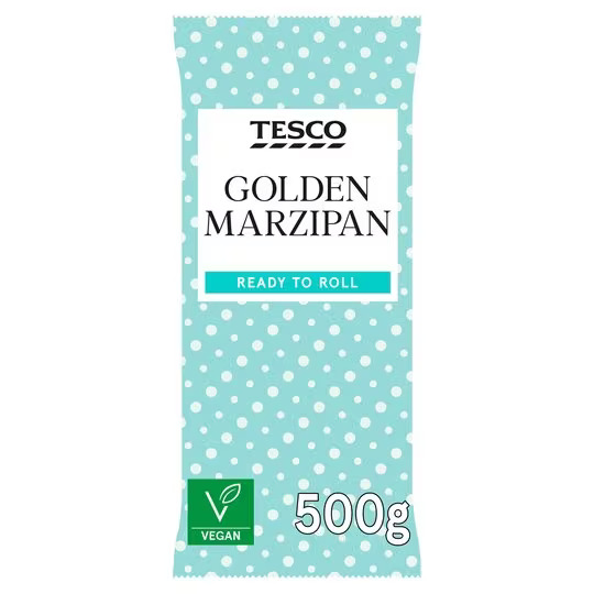 Tesco Ready To Roll Golden Marzipan 500g