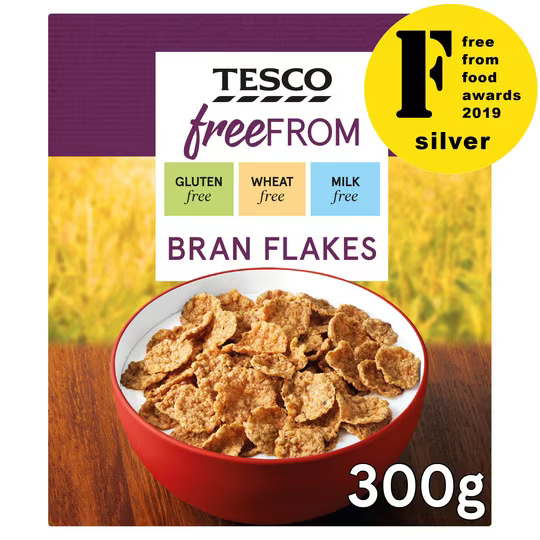 Tesco Free From Branflakes 300g