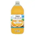 Tesco Quadruple Strength Orange Squash No Added Sugar 1.5L