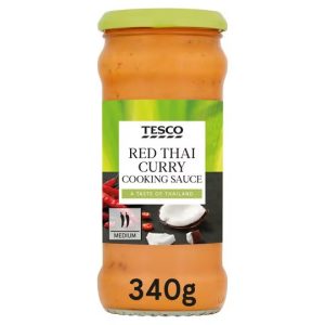 Tesco Red Thai Curry Cooking Sauce 340g