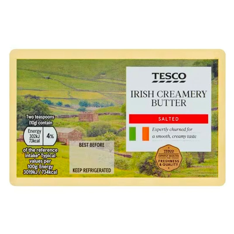 Tesco Irish Creamery Butter 454g