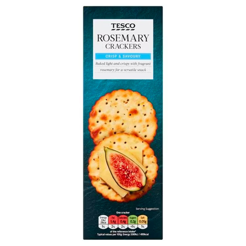 Tesco Rosemary Cracker  185g