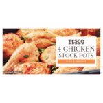 Tesco Chicken Stock Pots 4 Pack 112g