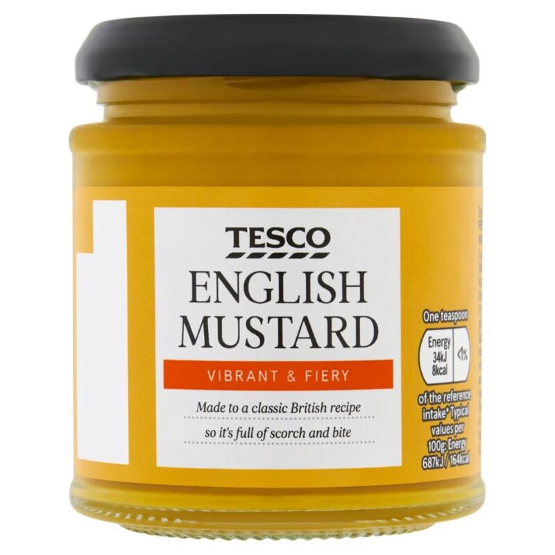 Tesco English Mustard 190g