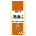 Tesco Espresso Ground Coffee 227g