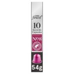 Tesco Finest 10 Accordo Capsules No. 8 Strength 54g