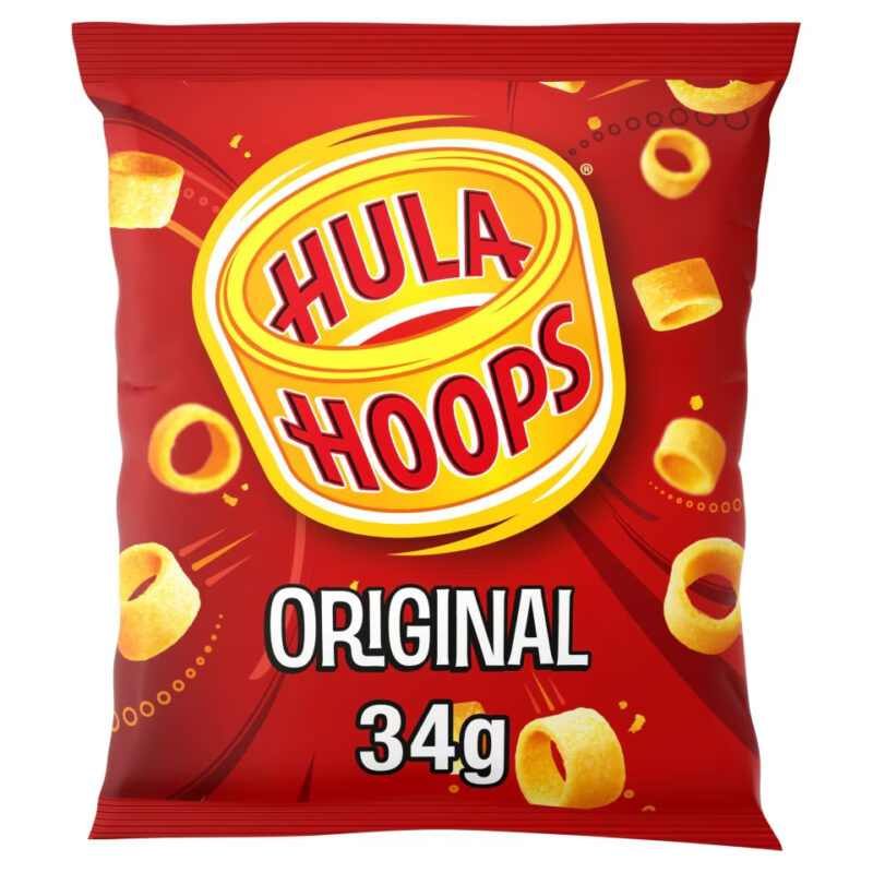 Hula Hoops Original Crisps 34g (32 packs)