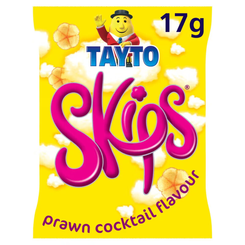 Tayto Skips Prawn Cocktail Flavour 17g (48 packs)