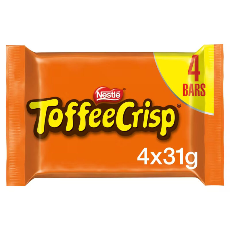 Nestle Toffee Crisp 4 pack (4 x 31g)