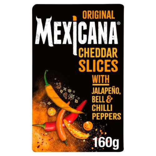 Mexicana Cheddar Slices 160g