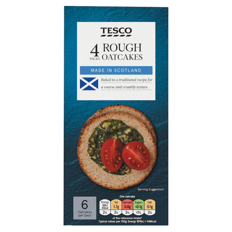 Tesco Scottish Rough Oatcakes 250g